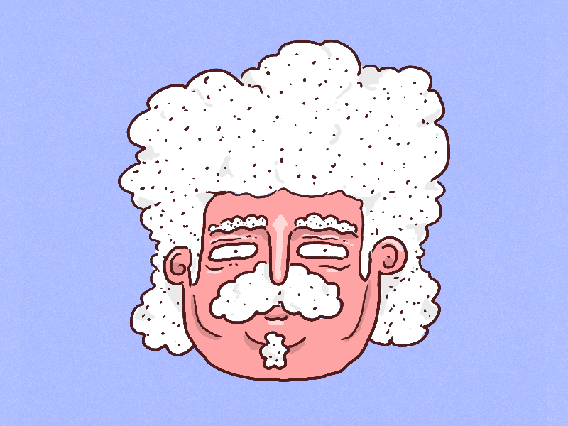 Hair Guy animation dude gif illustration