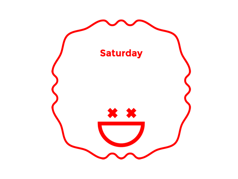 Saturday animation christina lu cplu gif jendotlu mood saturday