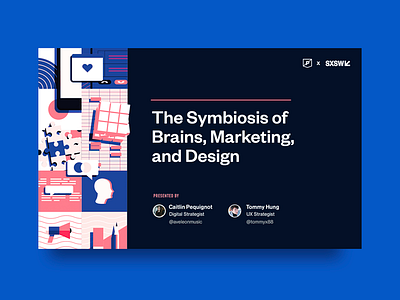 Neuroscience, baby brains design keynote marketing presentation