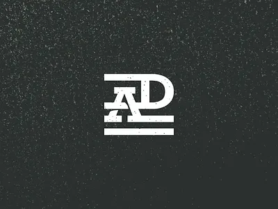 Personal Mark 2017 ad letter logo mark monogram