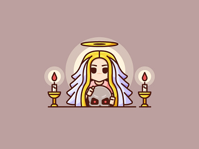 Mistress of Shelter angel evesnowtear flat illustration mistress of ragnarok shelter
