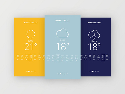 WeatherApp dailyui ui