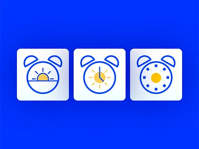 Alarm App Icon alarm alarm icon app app icon blue minimal simple