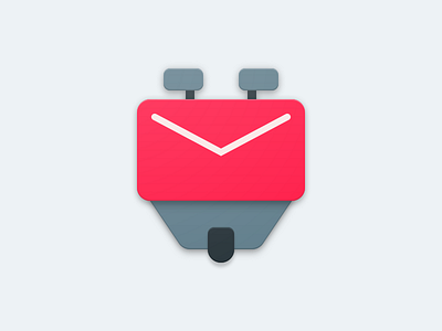 K-9 Mail icon (revised) android app icon dog email icon k 9 k 9 mail material pgp robot