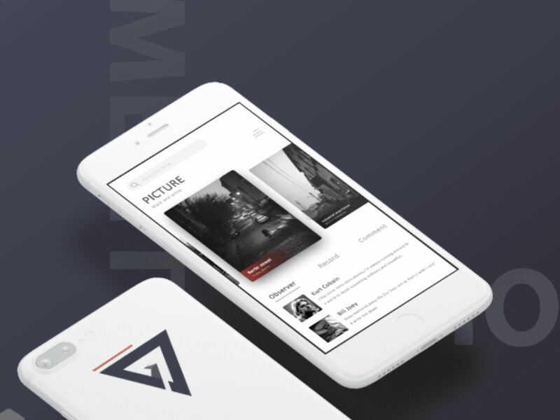 "Moment" Interaction animation interaction logo ui