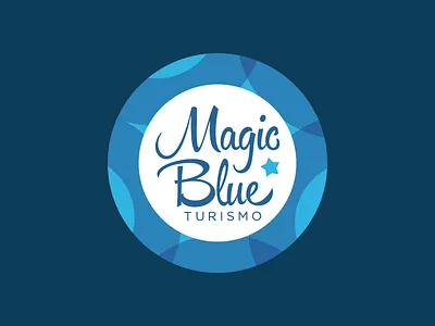 Logo // Magic Blue blue logo magic tourism