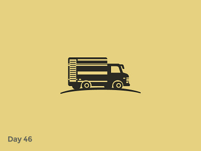 Daily Logo 46/50 - Truck Logo branding car dailylogo dailylogochallenge delivery illustration logo lorry mark truck vehicle vintage