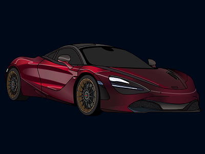 Mclaren 720s Velocity 720s illustration mclaren mso velocity