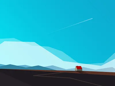 Countryside house countryside design flat house landscape