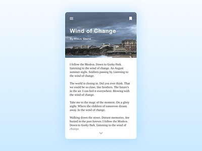 Blog Post iOS App blog blog post dailyui day35 essay header ios paragraph post sketch text title