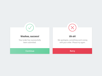 DailyUI Challenge #011 011 alert alerts daily ui dailyui fail flash message success