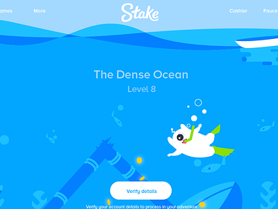 The Dense Ocean diving gold mascot ocean sea ship swimming treasure