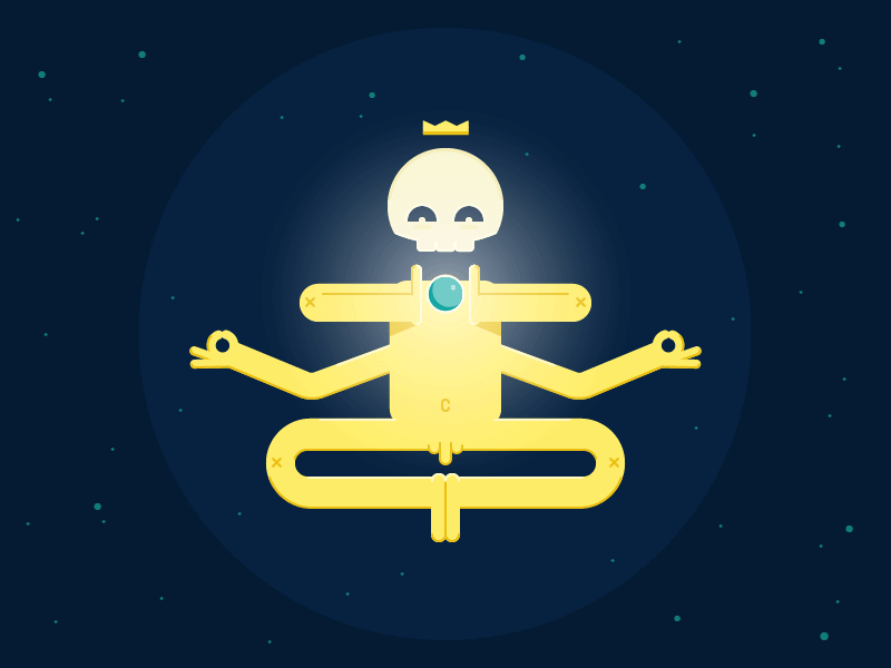 Finding balance balance buddha crown happiness happy meditation mindfulness naked skull space stars zen