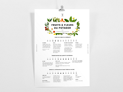 Blossom calendar flower garden graphic graphic design illustration minimalist plant poster