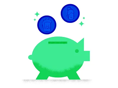 Saving bank box coins dad economy father mom money mother piggy saving