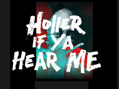 Holler If Ya Hear Me 2pac blend cover design eklektik filip glitch kokafellaz tupac typography vector warsaw