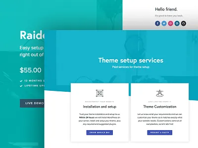 Upcoming redesign theme wordpress