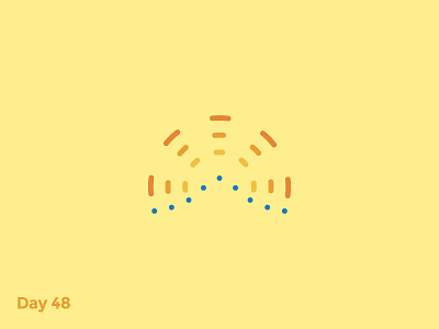 Daily Logo 48/50 - Spring Sun Logo abstract branding bright dailylogo dailylogochallenge illustration lined dotted outline logo mark spring summer sun sunshine