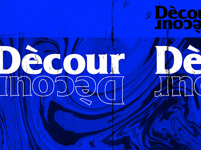 Decour Poster brand identity music pattern poster print shape type typography