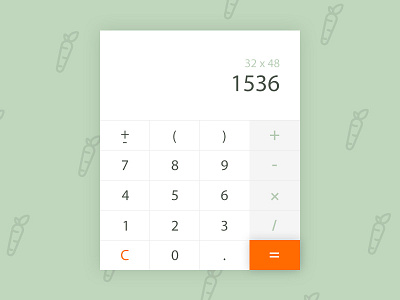 Calculator calculator dailyui rabbit ui