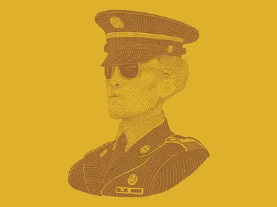 Biere De Garde beer can cross hatch focus lab guilloche honey illustration old guard sketch