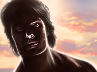 Vanilla Sky abrelosojos digital painting moment of truth photoshop sketch tom cruise vanilla sky