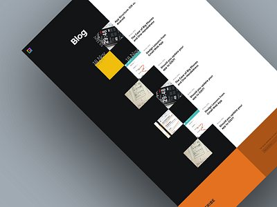 Portfolio - Scrapped Designs 24 black blog clean full bleed grid portfolio thumbnail ui web white