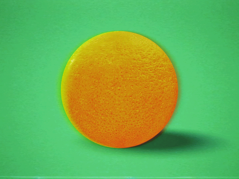 ORANGE_YOU_GLAD.gif animation gif loop motion surreal