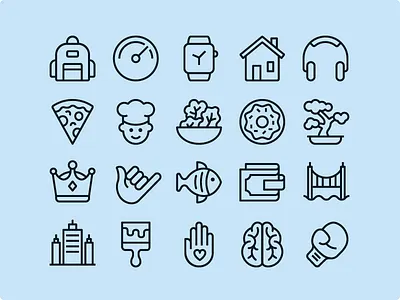 Ios Edge Line - 1200 icons flaticons icon icon set iconography icons ios line set