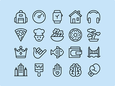 Ios Edge Line - 1200 icons flaticons icon icon set iconography icons ios line set