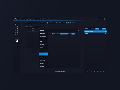 Photoshop UI Redesign. interface photoshop ui user ux