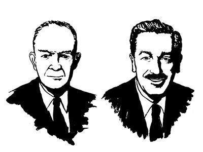 Icons illustration ink portrait