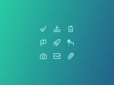 Astro 03 email gradient icons space