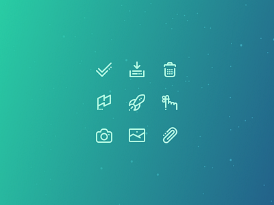 Astro 03 email gradient icons space