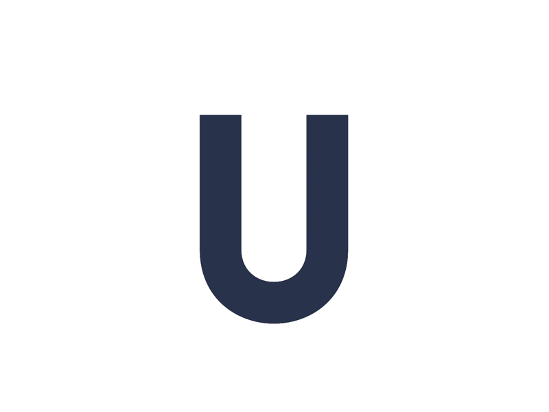 U 36days u 36daysoftype 36daysoftype04 animation design gif lettering motion type typography u