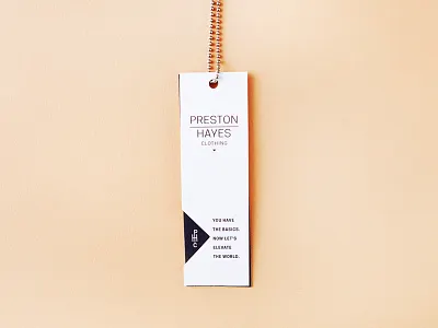 Clothing Apparel Hangtag Design apparel branding clothing design hangtag tag