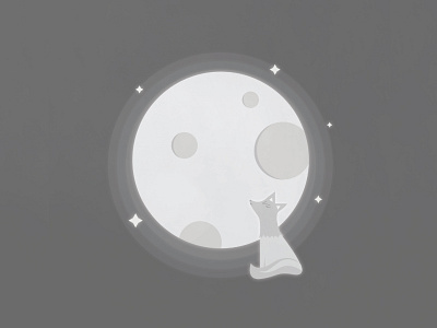 Q 36daysoftype font howling letter moon q stars type wolf