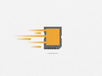 scrapped idea for info graphic camera icon illustration memory memory card pixel texture tools