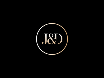 Joseph & Danielle ampersand jd kerovec logo monogram rokac roko wedding