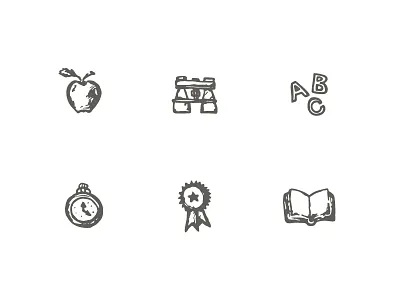 Icon Set branding hand drawn icon icon set