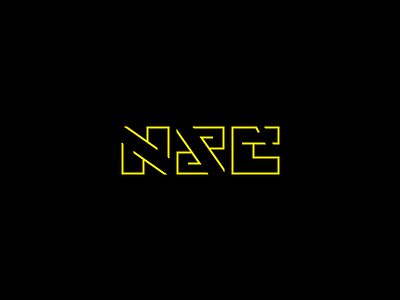 NSC monogram letter logo monogram typography