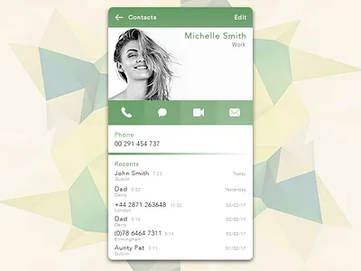 Day 26 - Contact Profile Screen challenge contact daily design profile screen ui