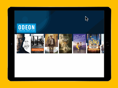 Film App Concept concept design films framer ios ipad minimalistic mobile simple ui visual