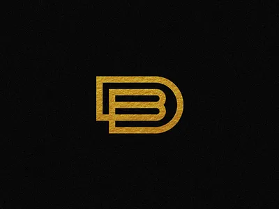 DB monogram logo logotype mark mono monogram