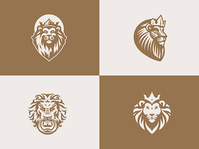 Lions illustration lion logo