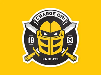 UCF Knights Sticker armor black football gold helmet knight mascot school sports sticker sword university