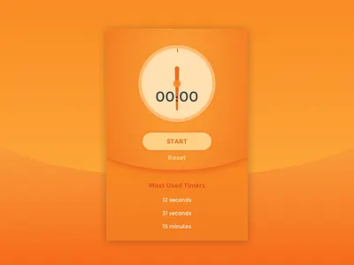 Daily UI Challenge #014 - Countdown Timer challenge citrus countdown dailyui illustration numbers orange time timer ui