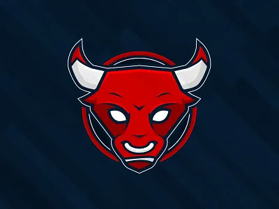 Chicago Bulls Logo angry animal basketball bulls chicago horns jordan logo mascot nba red sport