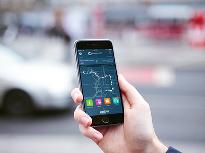 Bangkok MRT android gui ios iphone mobile travel ui ux