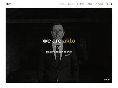 Akto - Multipurpose Website Template bootstrap css3 html5 multi page multipurpose portfolio responsive template theme themetorium website